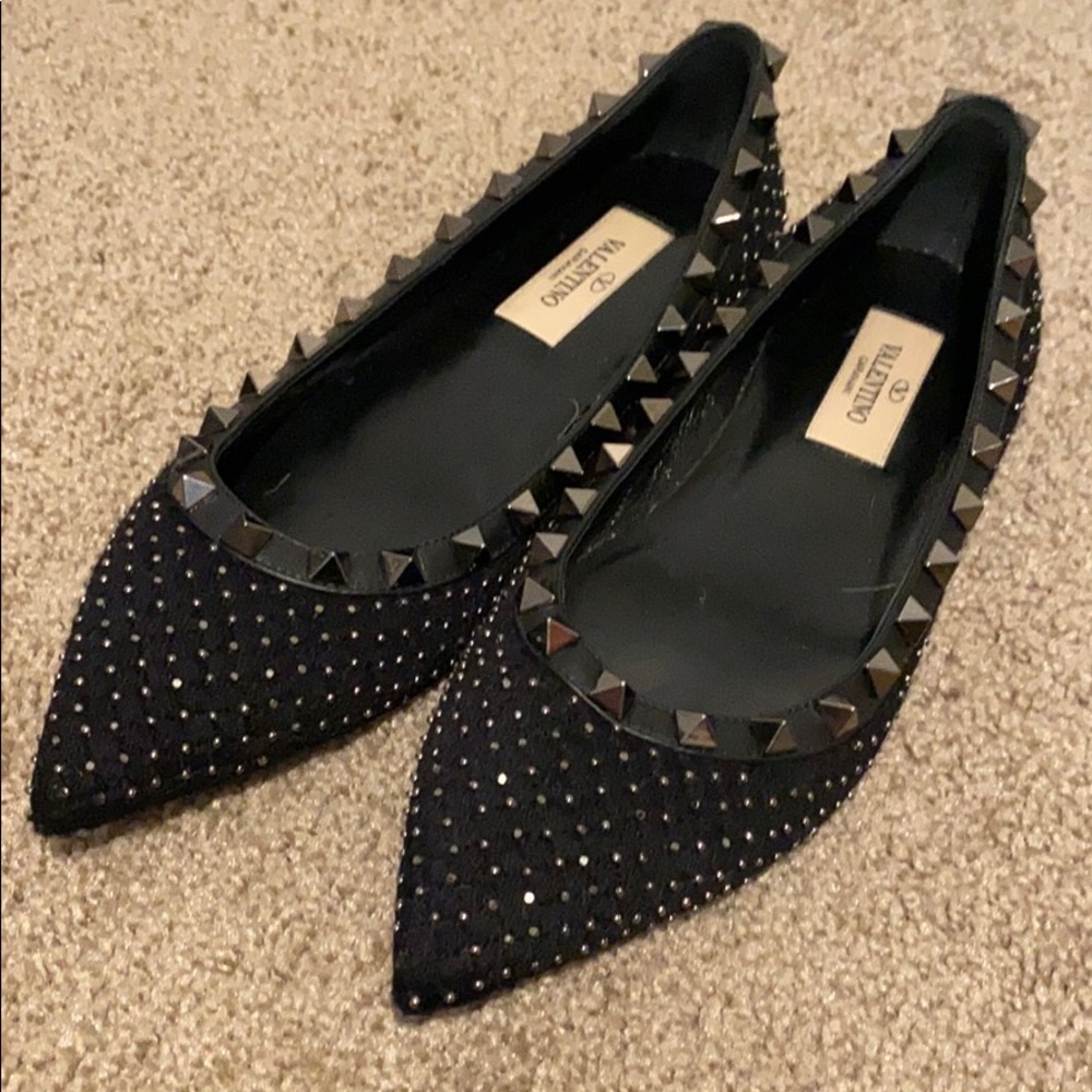 Valentino Stud Flats